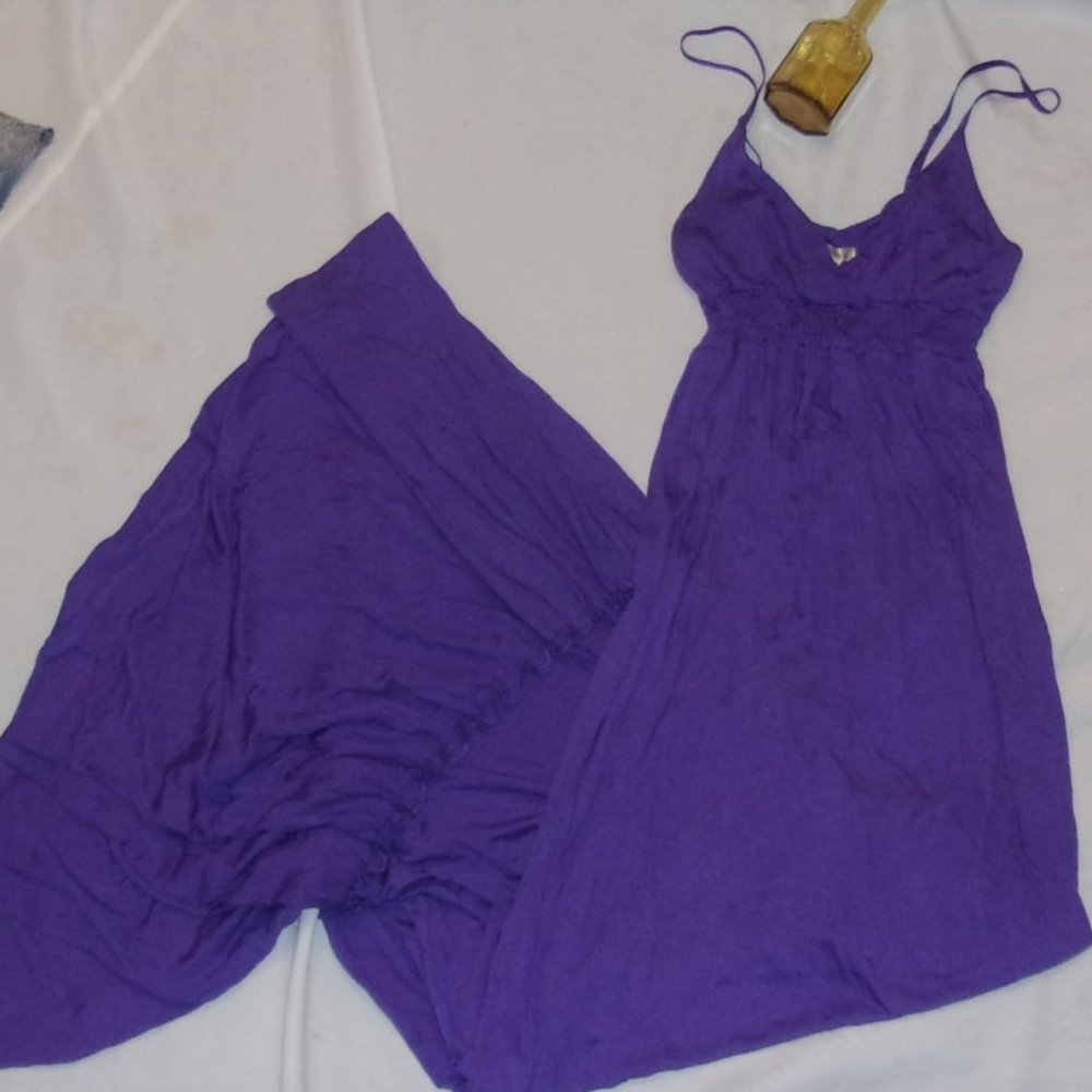 💕3/$30💝 purple soft maxi dress spaghetti strap